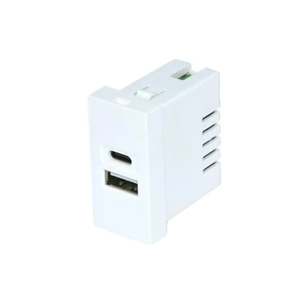 Modul utičnice USB punjača s dva priključka tipa A+C